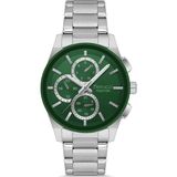 Ferrucci Gümüş Çelik Kordon Erkek Kol Saati L03595FM.3 - Yeşil - Gümüş