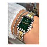 Ferrucci Kadın Kol Saati Su Geçirmez Gold Gri Çelik , bileklik hediyeli