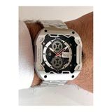 Ferrucci Kare Kadran Silver Renk Fonksiyonları Aktif Takvimli 45mm Kasa Çap Erkek Kol Saati
