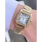 Ferrucci Kare Vintage Kadin Metal Kordon Kol Saati Altin