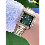 Ferrucci Kare Vintage Kadin Metal Kordon Kol Saati Gumus Altin