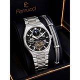 Ferrucci Otomatik Ve Kurmalı Güneş Ve Mehtap Kadranlı 2 Yıl Garantili Erkek Kol Saati BFC.M3558.S3 BFC.03558K.S3