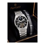 Ferrucci Otomatik Ve Kurmalı Güneş Ve Mehtap Kadranlı 2 Yıl Garantili Erkek Kol Saati Bfc.m3558.s3