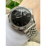 Ferrucci Rolex Kasa Çelik Erkek Kol Saati - Gümüş - Siyah