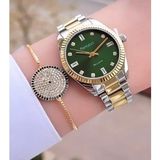 Ferrucci Rolex Kasa Çelik Kadın Kol Saati+Bileklik Hediye