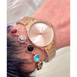 Ferrucci Sade Şık Tasarım Su Geçirmez Çelik Kadın Kol Saat+Bileklik - Rose Gold