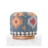 Ferruz Kilim Puf, Mavi