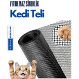 Fersan Aksesuar Yırtılmaz Sineklik Kedi Teli 100 cm Uzunlukta Dayanıklı Pet Tül - 160 CM EN
