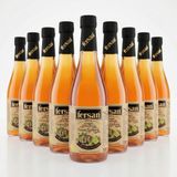 Fersan Detox Organik Üzüm Sirkesi, Sirke Analı, Doğal Fermente, Cam Şişe, 500 ml, 12'li Paket