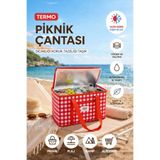 Ferzin Büyük Boy Termo Piknik Çantası – Isı Yalıtımlı, Katlanabilir, Soğuk ve Sıcak Tutucu Gıda Taşıma Çantası