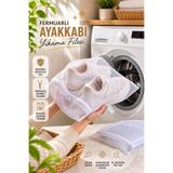 Ferzin Fermuarlı Dayanıklı Ayakkabı Yıkama Filesi