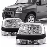 Fesan Fiat Doblo Sağ + Sol Ön Far Lambası Takımı Manuel 2001--2005