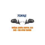 FESAN Tofaş Doğan Şahin Kartal Slx Sağ + Sol Dış Ayna Takımı Uyumlu