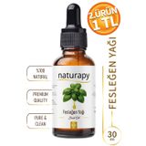 Fesleğen Yağı (Basil Oil) Soğuk Sıkım Sabit Yağ 30 ml Damlalıklı Cam Şişe