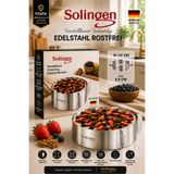 Fespa x Solingen Germany Ayarlanabilir Çember Kek Kalıbı Paslanmaz Çelik Pasta Çemberi 16-30 CM Profesyonel