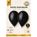 FESTİLO 10 İnç Pastel Balon 2 Adet Parti Doğum Günü Organizasyon Süsleme Balonu 25 Cm