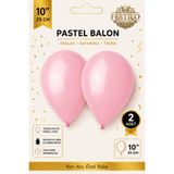 FESTİLO 10 İnç Pastel Balon 2 Adet Parti Doğum Günü Organizasyon Süsleme Balonu 25 Cm
