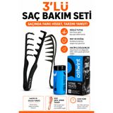 FESTİLO 3'lü Saç Bakım Seti Saç Şekillendirici Pudra + Wax Tarağı + Hacim Tarağı