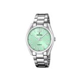 Festina Bayan Saati Analog Paslanmaz Çelikten 316l Gümüş Renkli | Kuvars mekanizması, dayanıklı mineral cam, su geçirmez 5 ATM F20622/7, Boyfriend Collection