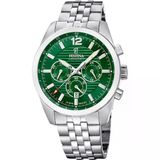 Festina F20742/2 Quartz Çelik Gri Yeşil Kadran 10 Atm 44 Mm Erkek Kol Saati