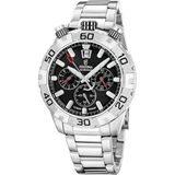 Festina F20743/6 Quartz Kronolu Çelik Gri Siyah Kadran 10 Atm 45 mm Erkek Kol Saati - tek ebat