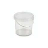 Festiva Gıda Boş Şeffaf Kova / Kilitli Kapaklı Kutu Ambalaj 1080 Ml. 10 Adet - 1420-3