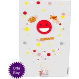 Festiva Orta Boy Pamuk Şeker Poşeti 500 Adet Şeffaf Baskılı 22x38 cm Kullanıma Uygun