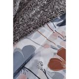 Festival Fiorella Nevresim Takımı Tek Kişilik - Mavi - 160 x 220 cm