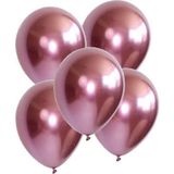 Festivall Krom Pembe Balon 5'li