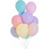 Festivall Makaron Karışık Balon 10'lu - Çok Renkli