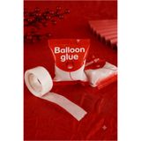FESTİVALOON Balon Bandı 100 Yapışkan Nokta Çift Taraflı Şeffaf Balon Sabitleme Aparatı Parti Dekor Süsleme Bandı