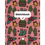 Festive Sketchbook: Cozy winter stuff - Letter 8,5 X 11 - 108 pages - Blank Paper