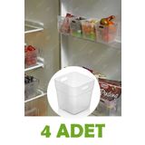 Fesya Home 4 Adet Buzdolabı Kapak Içi Düzenleyici Organizer Buzdolabı İçi Düzenleyici