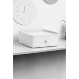 Fesya Home Esta Tek Katlı Makyaj Organizeri Çok Amaçlı Çekmeceli Organizer - Beyaz - Mat