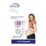 Fetal Doppler Pembe Bebek Nabız Duyma Cihazı