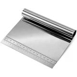 Fethiye Toptan Çelik Spatula,Metal Hamur Sıyrıcı,Pasta Sıyırma Aparatı,Hamur Dilimleyici,Pasta Pastacılık İçin Çelik Şekillendirici Hamur Porsiyonlayıcı