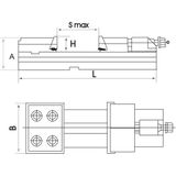 Fett 150mm Krasnic Süper Hassas Tezgah Mengenesi
