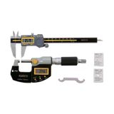 Fett AS-105014 0-1 inç 0-25 mm Asimeto Dijital Dış Çap Mikrometresi