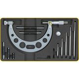 Fett AS-111280 600-700 mm Asimeto Mekanik Değiştirilebilir Çubuklu Dış Çap Mikrometresi