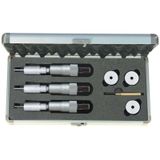 Fett AS-208618 2-3 mm Asimeto Dijital 2 ve 3 Nokta Temaslı İç Çap Mikrometre Seti