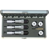 Fett AS-208668 50-100 mm Asimeto Dijital 2 ve 3 Nokta Temaslı İç Çap Mikrometre Seti