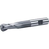Fett DIN1835 9x19 mm ZPS HSS CO8 2 Ağızlı Uzun Küresel Parmak Freze