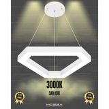 Fetta (Beyaz Kasa, Sarı Işık) Ledli Modern Sarkıt Linear LED Avize Salon Mutfak Oturma Odası Yatak Odası Antre Hol LED
