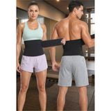 Fevien 3 Metre Belly Wrap Korse Yüksek Bel Ayarlanabilir Karın ve Bel Toparlayıcı - Spor & Günlük Kullanım - Siyah - Standart