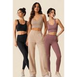 Fevien Kadın 3'lü Paket Kalın Askılı Toparlayıcı Pedli Fitilli Dalgıç Kaşkorse Spor Sütyeni Bralet Esnek Rahat Günlük Yoga Fitness Pilates Destekli Dikişsiz Görünüm Crop Top Askılı Spor Üst - Çok renkli 08