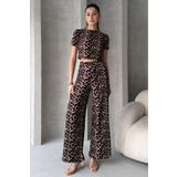 FEWTİNT ELASTİK BEL BANTLI PANTOLON,KISA KOL,BISIKLET YAKA KISA BLUZ