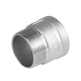 FEWZPDTTCJ 1 adet sıhhi tesisat bağlantısı 0.25 "1 cm 0.5" 0.75 "304/316 paslanmaz çelik erkek dişi dişli bağlantı redüktör su borusu adaptörü (1I2 SS316)