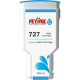 Feyink HP 727 Cyan Mavi 300 ml Orijinal Mürekkep Dolumlu Kartuş