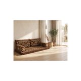 FEYZA DECOR HOME Anadolu Desen Yer Minderi Koltuk – Otantik Şark Köşesi Sediri, Kilim Desenli Tekli Oturma Minderi, Bohem Dekor