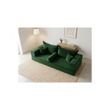 FEYZA DECOR HOME Premium Kadife Modern Şark Köşesi 8 Parça – 20 cm Süngerli Modüler Yer Koltuğu Seti